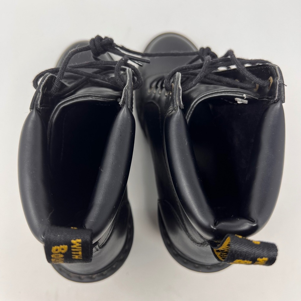 Dr. Martens Averil Boots Women's Size 7 Black Leather Lace Up High Heel EUC - Picture 8 of 9